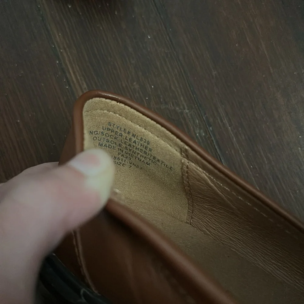 LIKE NEW Madewell The Vernon Dried Maple Brown Loafer Shoes - Picture 7 of 8